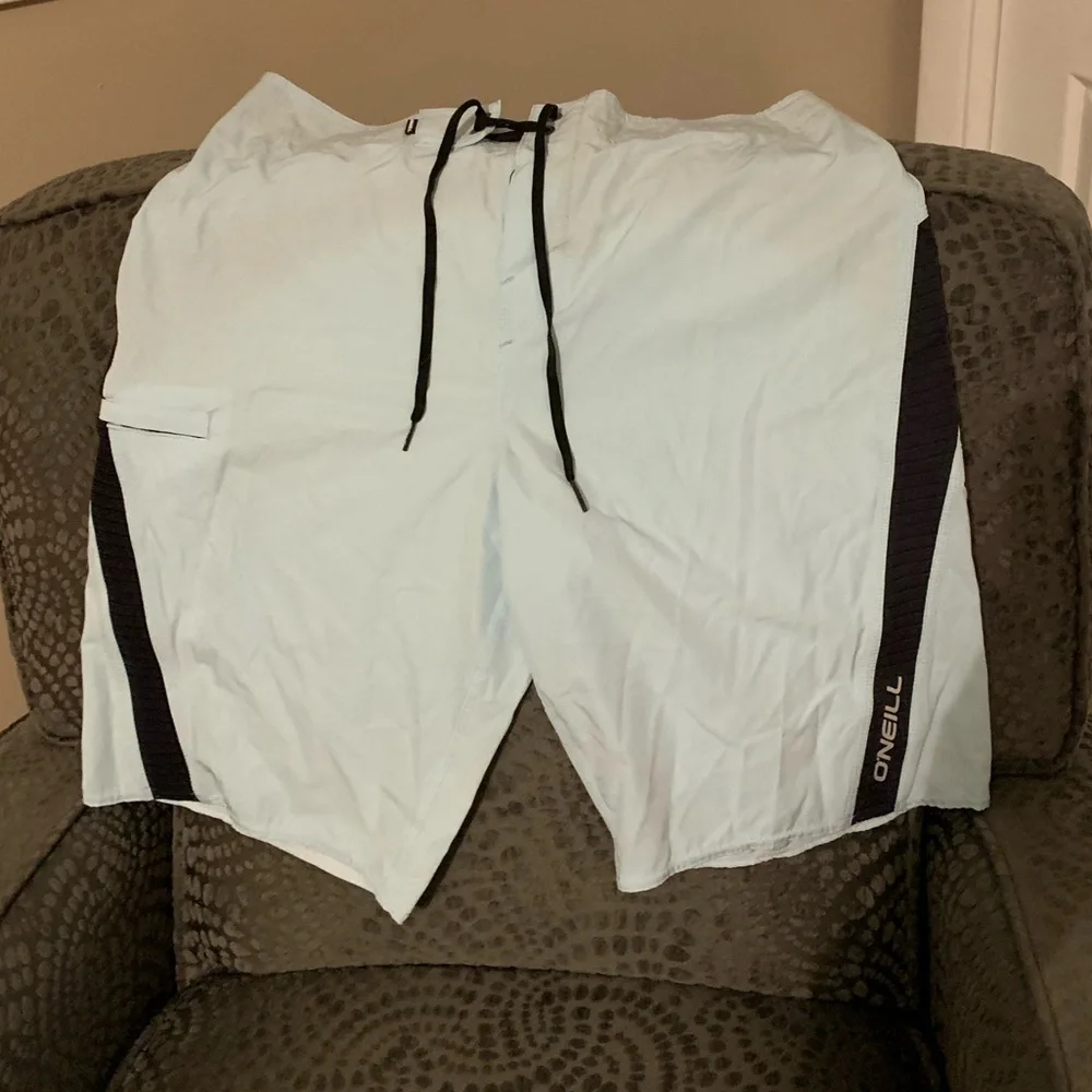 O'NEILL Men's 21 Inch S-Seam Boardshorts - Quick Dry Stretch Fabric,32,Pale Blue - Picture 2 of 16